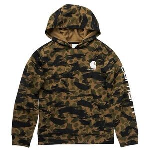 Carhartt Kids Camouflage Hoodie in Green and Brown